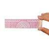 Westcott Engineers' Protractor Ruler, 6", 15cm, Transparent (W-8)
