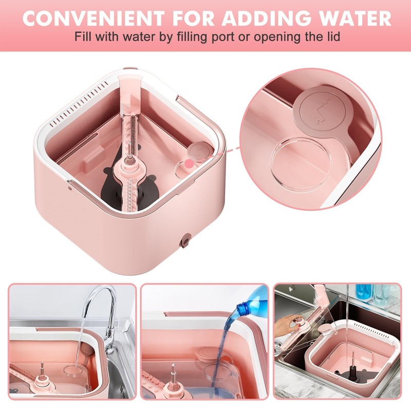 Upgraded Spin Mop and Bucket System Set, Self Separate Clean