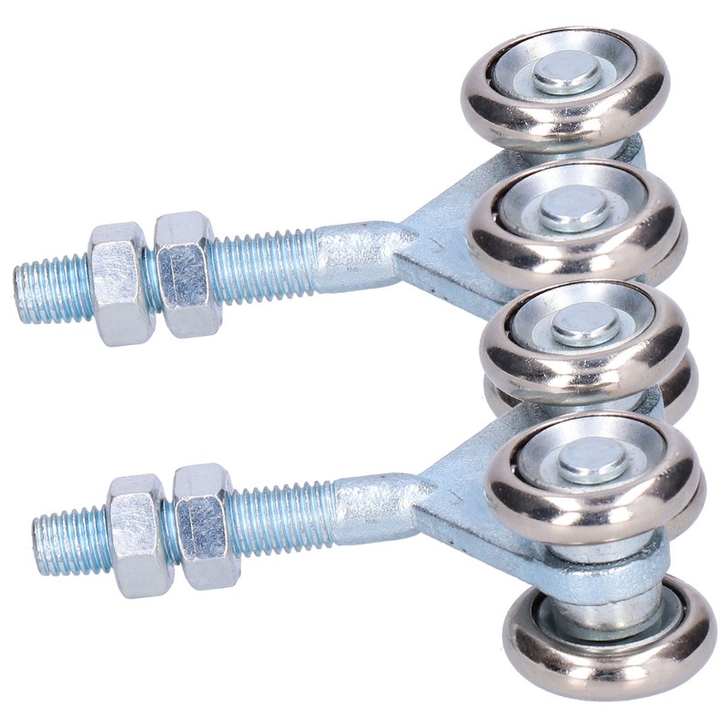 2Pcs Door Hanging Wheel Pulley Roller Glass Door Accessory for