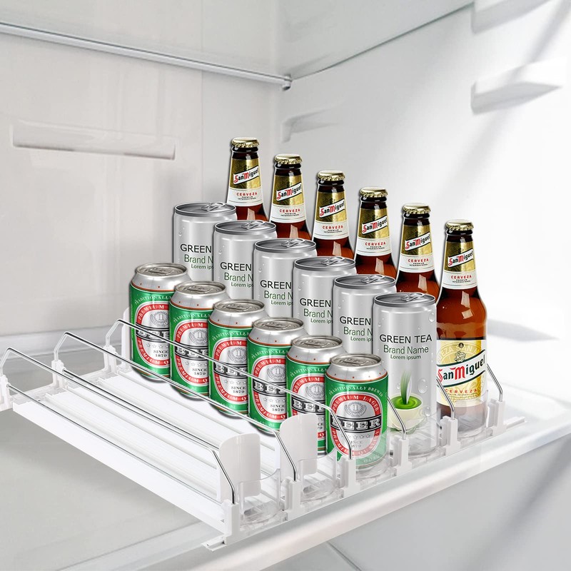 ONCHSH Drink Organizer for Fridge,Soda Can Drink Organizer for Refrigerator,Beer