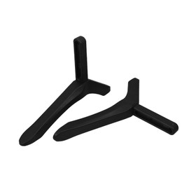 ULTECHNOVO 1 Set Tv Stand Base Tabletop Mount Sturdy Feet for Bedroom Living Compatible with LCD Screens Space Saving Design Easy to Install Black