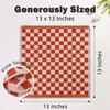 Soft Washcloths 12 Pack - Checkered Terry Wash Cloth (13"x13")