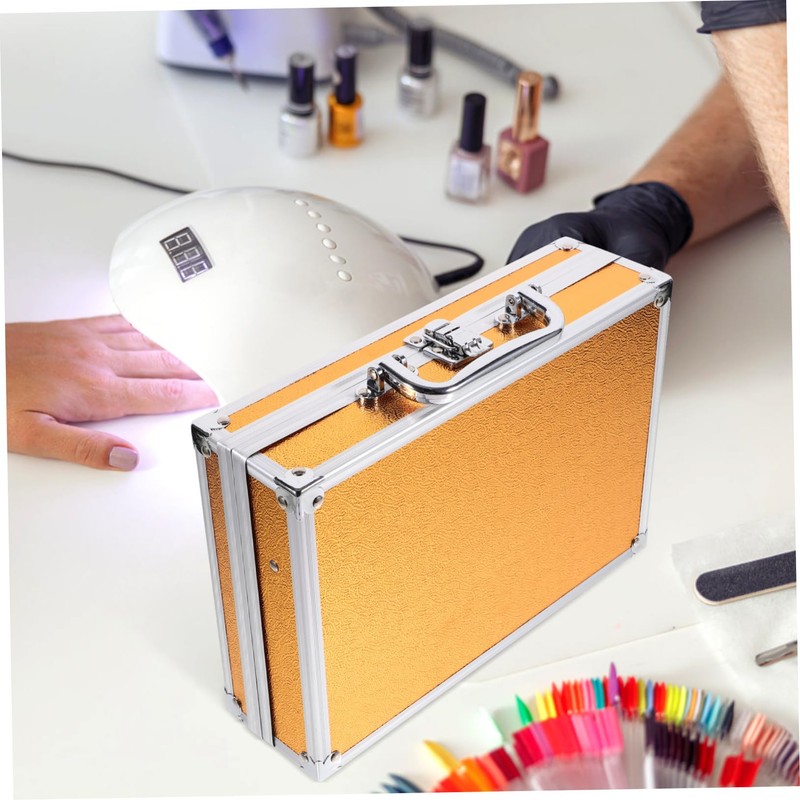 Operitacx Ear Kit Container Handheld Manicure Tools Storage Box Stylish