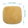 OGLAND Fluffy Genuine Australia Sheepskin Car Seat Cover for Auto