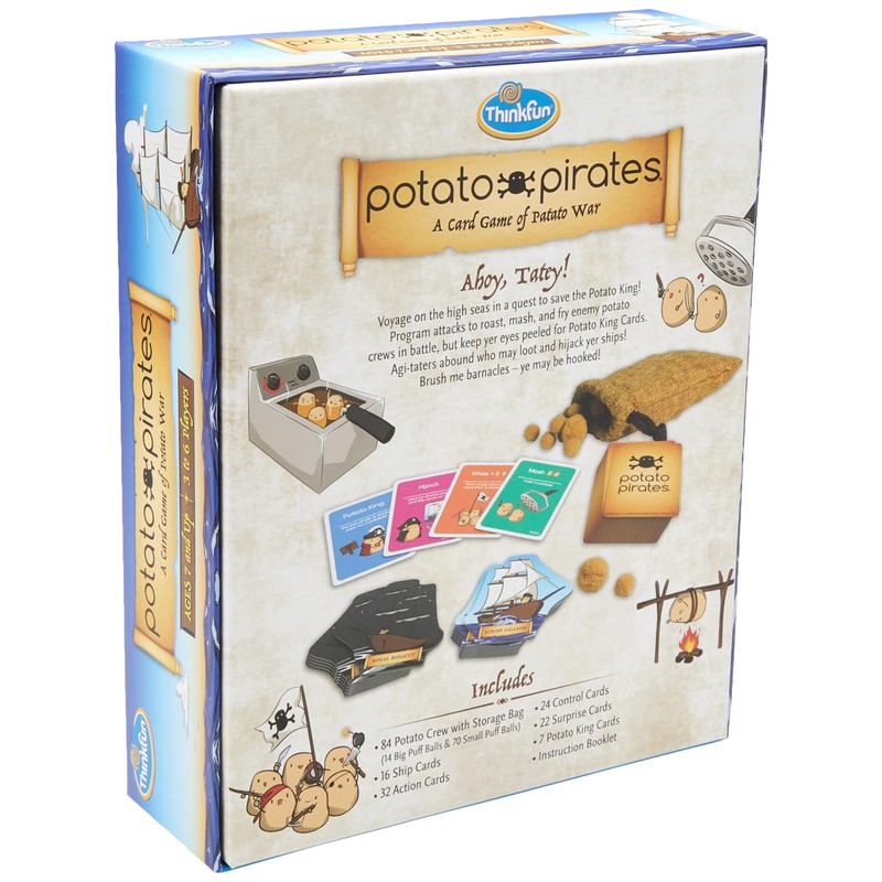 ThinkFun "Potato Pirates" Potato Pirates Battle Game 1930, Japanese Instruction