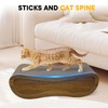 Viraagyiyou 2 in 1 Cat Scratcher Lounge, Premium Cat Scratching