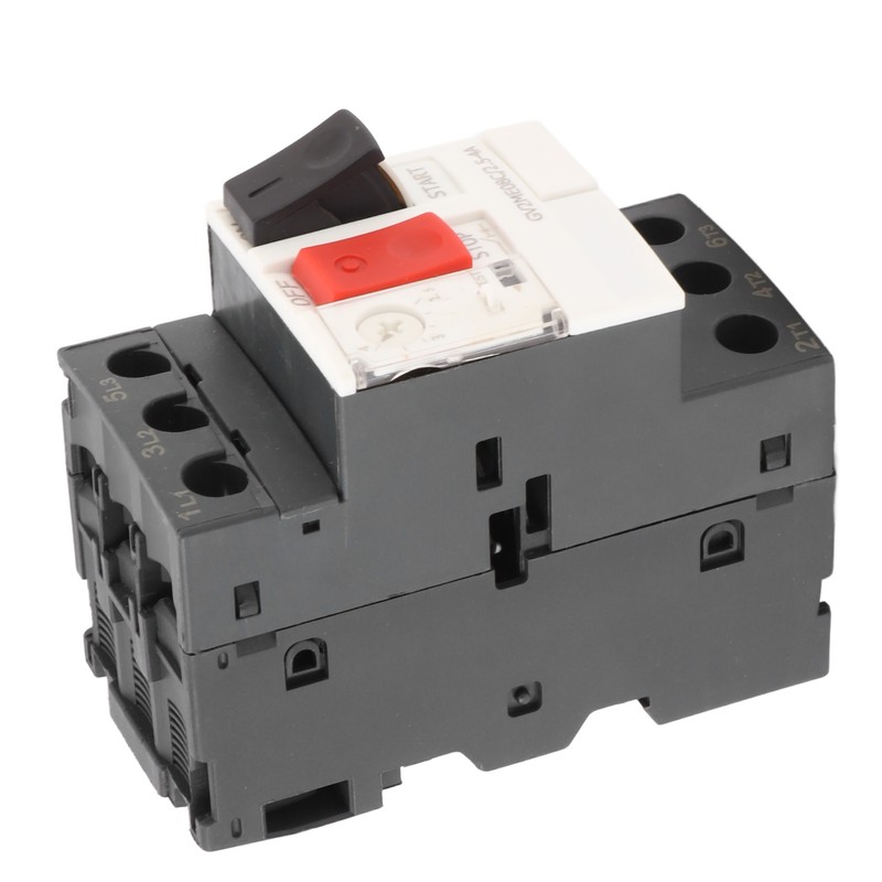 Electric Circuit Breaker Motor Start Stop Protection Switch 35mm Guide