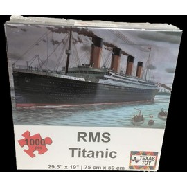 Texas Toy Distribution CP-102 2 mm Titanic Cardboard Puzzle - 1000 Piece