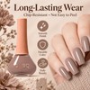 12ML Taupe Nude Nail Polish, Air Dry, No UV Lamp,