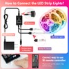LED Strip Lights 65.6Ft(2 Rolls of 32.8ft), Dimmable 5050 RGB