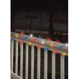 IdeaWorks Solar Festive Lights One Color One Size,Multicolor