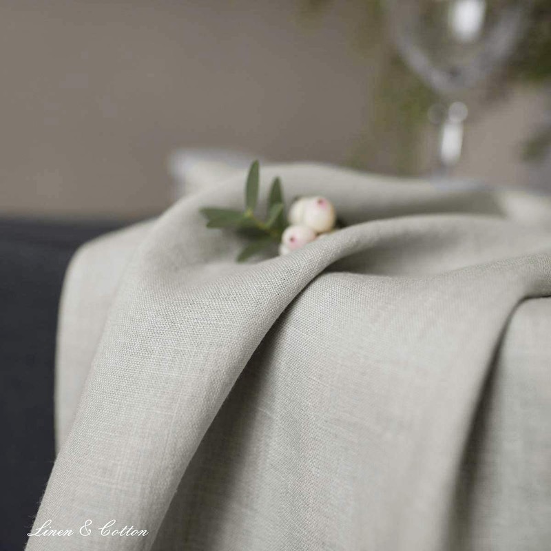 Linen & Cotton Table Runner Cloth Hygge in 100% Linen,