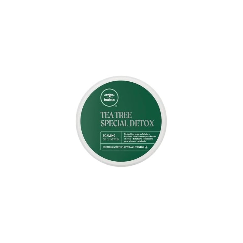 Tea Tree Special Detox Exfoliante Espumoso con Sales, Limpia y