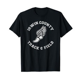 Irwin County Track & Field Distressed Retro Classic 80s T-Shirt
