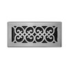 Decor Grates (4-Pack) SPH410-NKL Scroll Design Floor Register, 4x10 Inches,