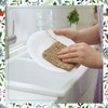 6 Pack Natural Hemp Dish Sponges, 4x4 Biodegradable Scrubber