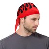 Lobimelan 3 Pcs Doo Rags for Men Skull Cap Breathable