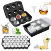 3PCS Bandejas de Cubitos de Hielo, Moldes Grandes de Silicona
