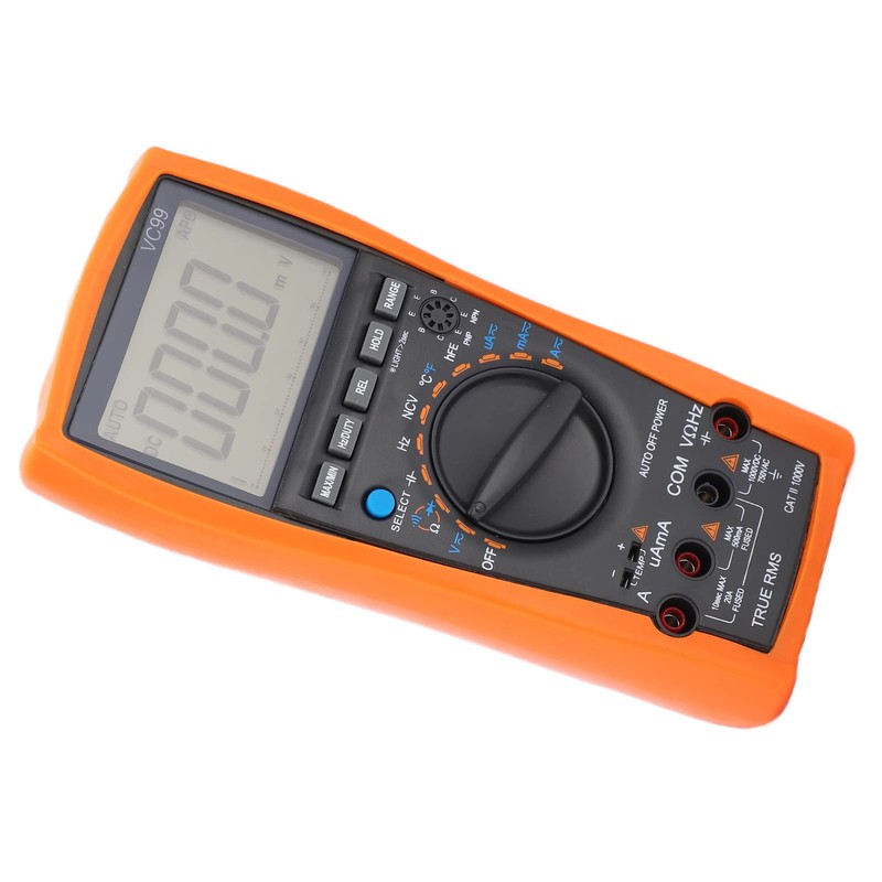 Multimeter,VC99 6000 Count Multimeter LED Digital Multimeter with NCV and