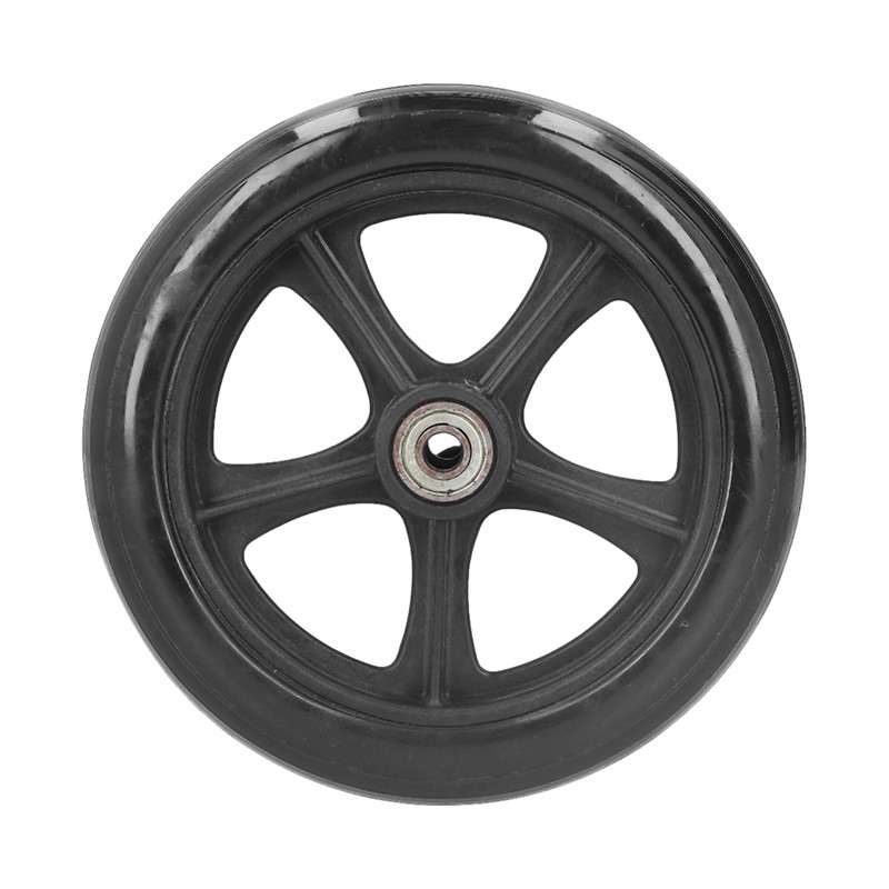 Wheelchair Wheel Replacement 16cm PU Walker Caster Accessory with Ball