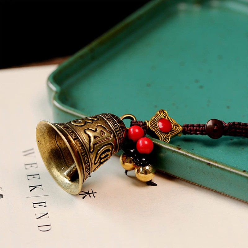 Lanito Feng Shui Feng Chime, Brass, Six Shui Shui, Five
