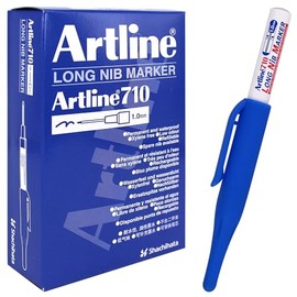 Artline 710 Long Nib Marker - Blue [Pack of 12]