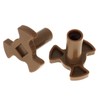 Microwave Turntable Coupler 2 Pcs Microwave Oven Turntable Roller Guide