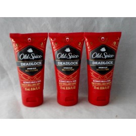 Old Spice 3 OLD SPICE MEN DEADLOCK SPIKE STYLE HAIR GEL GLUE ULTIMATE HOLD & SHINE     A16