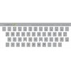 Lacerto® 11 x 13 mm German Sticker Set for PC
