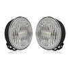 Universal 12v Car Van Round Clear Fog Lights Lamps Light