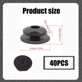 JOZMMZEOOA 40 Round Knobs Tarpaulin Hooks Trailer Cover Hooks Tarpaulin Buttons Strong Trailer Accessories Waterproof and Durable For All Vehicles Boot Backrest Tarpaulins