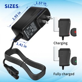 5V Replacement Power Adapter for Intex 28620/28620E/28620EP/CL1704 Pool Vacuums - Fast Charging 6.5ft Cord Global Voltage 100-240V with Overload Protection - Perfect for Handheld Pool & Spa Cleaners