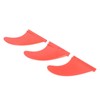 3Pcs Surfboard Fins PVC Thruster Fins Surfing Board Accessories for