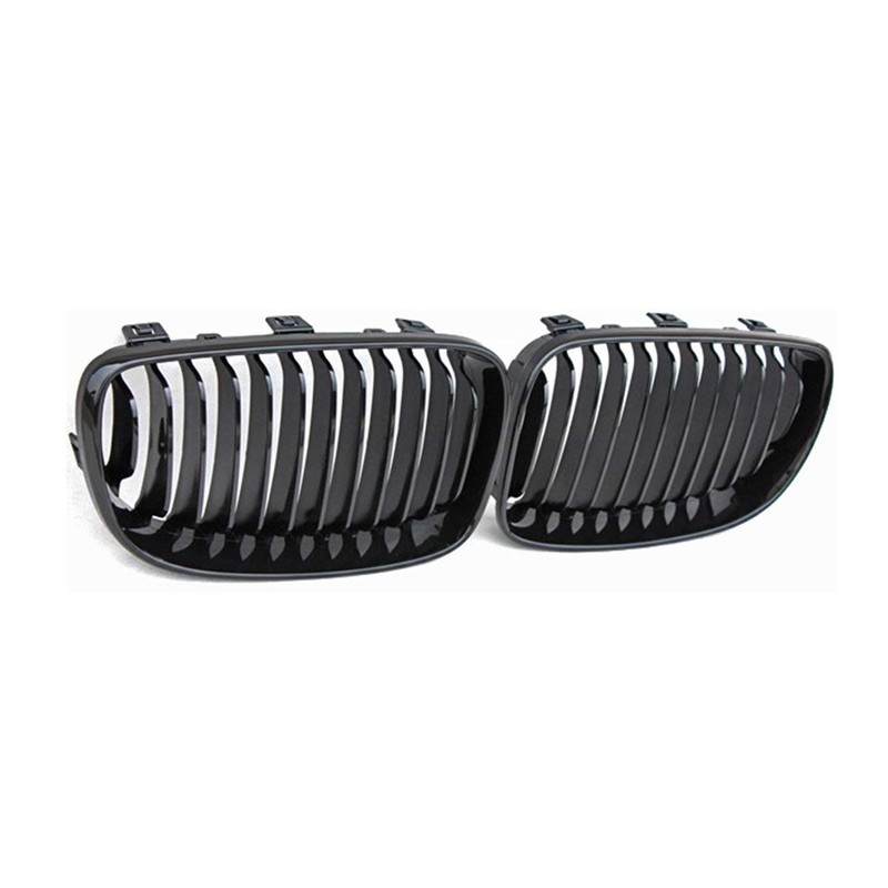 2 x Black Gloss Front Grille for E81 E82 E87