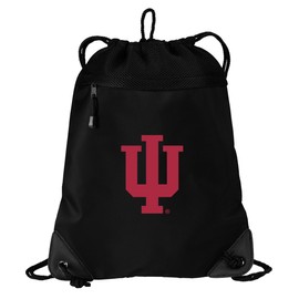IU Drawstring Bag Indiana University Cinch Pack Backpack UNIQUE MESH & MICROFIBER