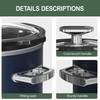 2 QT Small Slow Cooker, 3 Adjustable Temp, Upgraded Ceramic