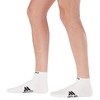Mojo Athletic Compression Socks Ankle Length - Medium Support 15-20mmHg-White,