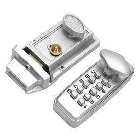 Push Button Door Lock Mechanical Code Lock Digital Password Door Lock Mechanical Code Water-Proof Electronic Locker Keyless Entry Gate Locks