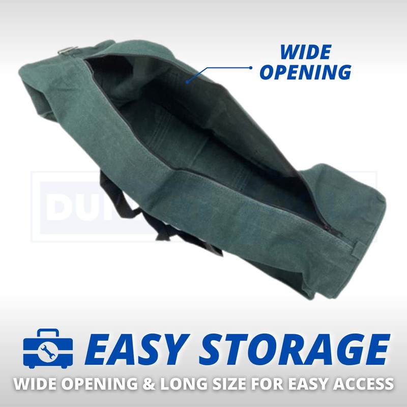 Dunnet Tools 24" Canvas Tool Bag Diy Storage Heavy Duty