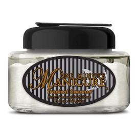 "One Minute Manicure � Moisturizing Salt Scrub � 13 oz � Professionally Formulated To Exfoliate, Recondition & Moisturize Skin � Enhanced With Botanical Oils & Natural Sea Salts (Tropical Coconut)"