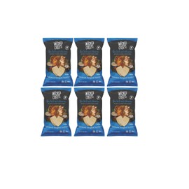 Baked Veggie Chips, Wicked Crisps - Sea Salt Hummus, Pea & Chickpea, Healthy Snack, Gluten-free, Low-fat, Non-GMO, Kosher, No Additives or Preservatives, 4oz bags, (6 pack)