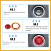 Partuto Engine Start Stop Button Cover Kit One Click Push