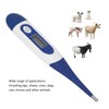 2Pcs Animal Thermometer Plastic Shell Accurate LCD Display Electronic Thermometer