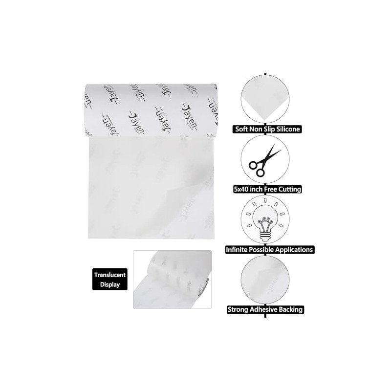 Non-Slip Self-Adhesive Silicone Pads - Cuttable Furniture Protection