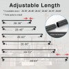 NiceCho 28" to 54" Long Window Curtain Rod sturdy hanger