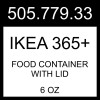 IKEA IKEA 365+ Food Container With Lid Square/glass 3 Pack