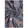 GFM Cat Print Scarf CT-036-BH-Grey, 42, CT-036-BH-Grey