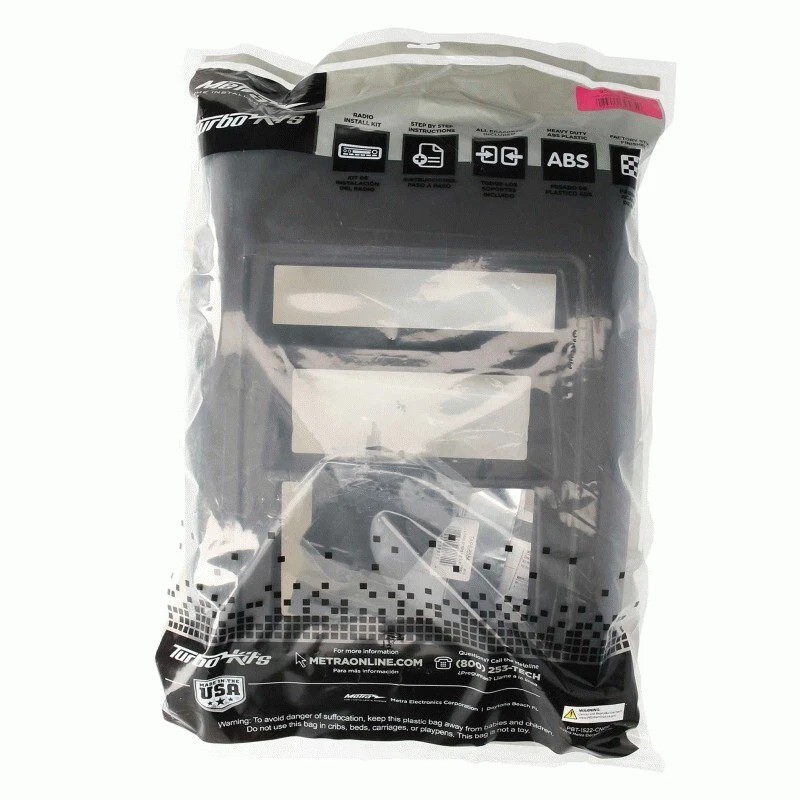 METRA 95-6554B / DOUBLE DIN CAR RADIO DASH KIT FOR