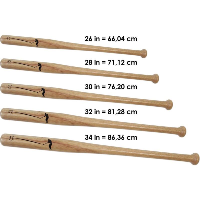 normani Hardwood Baseball Bat Wooden Baseball with Knob on Handle
