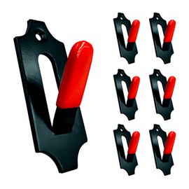 PLAIRC 6 Pack European Mount Skull Hanger, Deer Skull Mount Hanger with Silicone Protector for Indoor Outdoor Home Deco